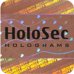 Design 1 Copper hologram with black logo