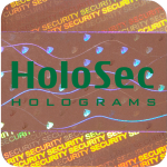 Design 1 Copper hologram with green logo