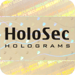 Design 1 Gold hologram with black logo