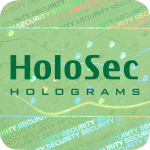 Design 1 Green hologram with green logo