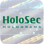 Design 1 Silver hologram with green logo