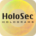 Design 2 Gold hologram with black logo
