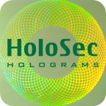 Design 2 Green hologram with green logo