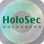 Design 2 Silver hologram with green logo